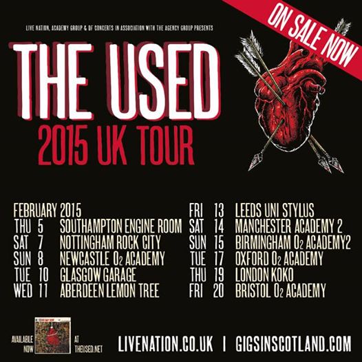 The-Used-2015-Winter-UK-Tour-poster