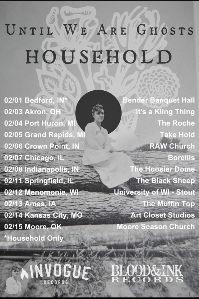 Until We Are Ghosts - U.S. Tour With Household - poster