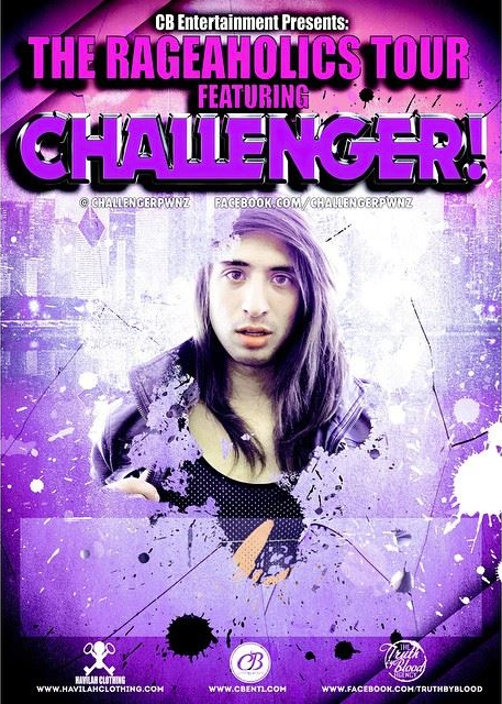 Challenger - The Rageaholics Tour - poster