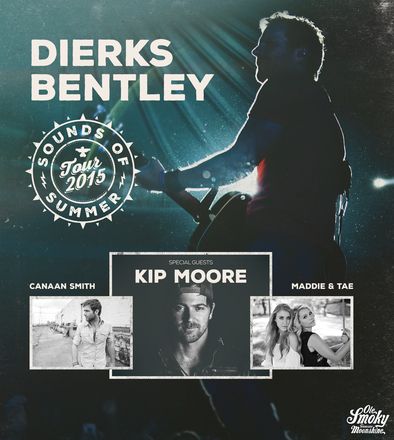 Dierks Bentley - Sounds of Summer Tour - poster