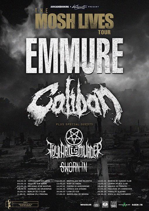 emmure tour europe