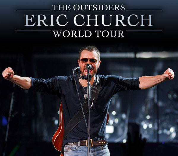 Eric Church - The Ousiders World Tour - poster