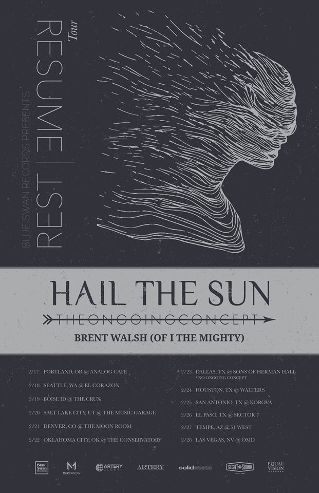 Hail The Sun - Rest & Resume Tour - poster