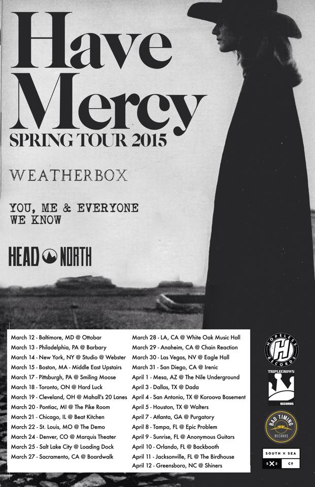 Have Mercy - North American tour - poster
