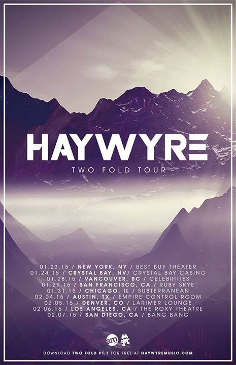 Haywyre-Two-Fold-Tour-poster