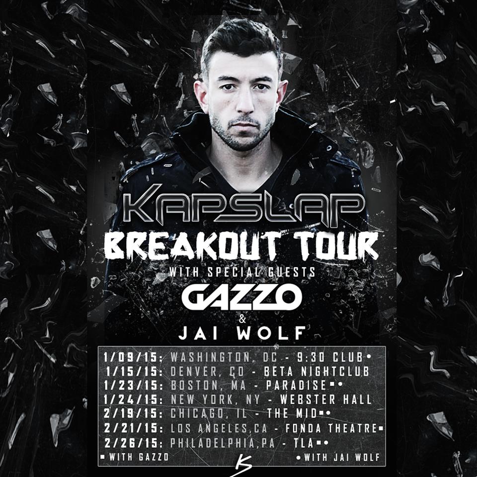 Kap Slap - Breakout Tour 2015 - poster
