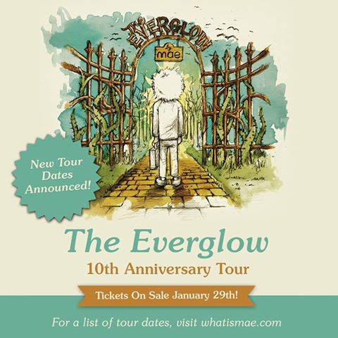 Mae - The Everglow tour - poster