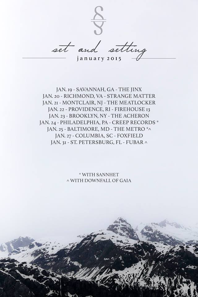 Set and Setting-East Coast Tour 2014-Poster