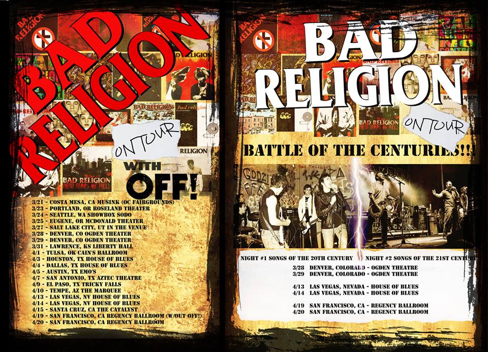 Bad-Religion-Spring-U.S.-Tour-poster