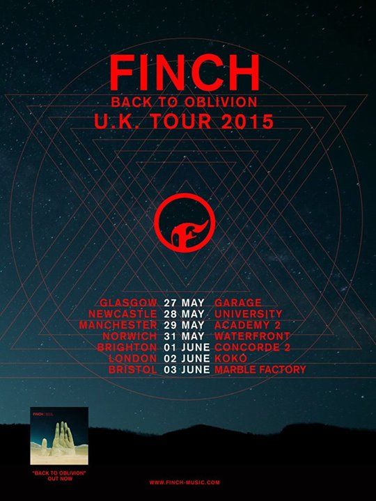 Finch - UK Tour - Poster - 2015