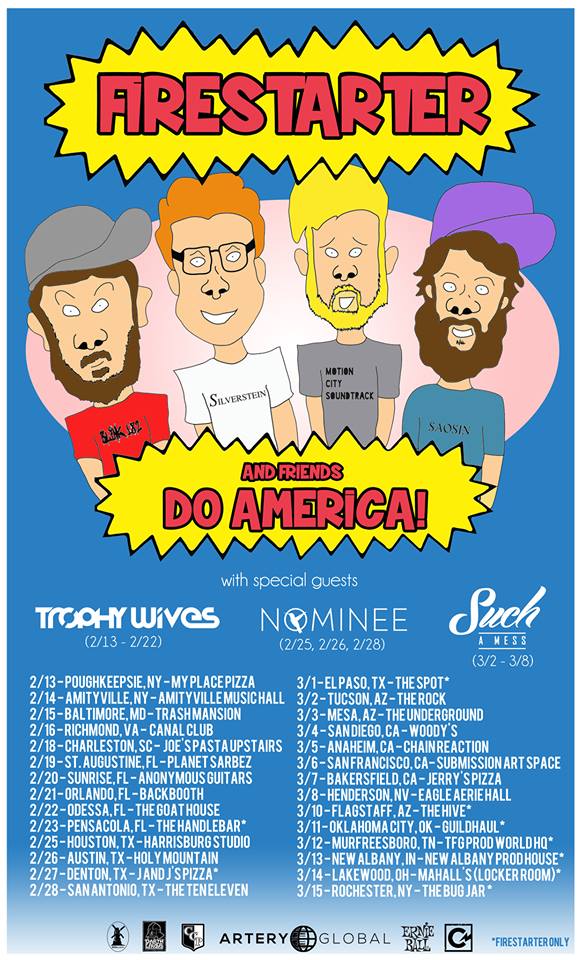 Firestarter - U.S. Spring Tour 2015 - poster