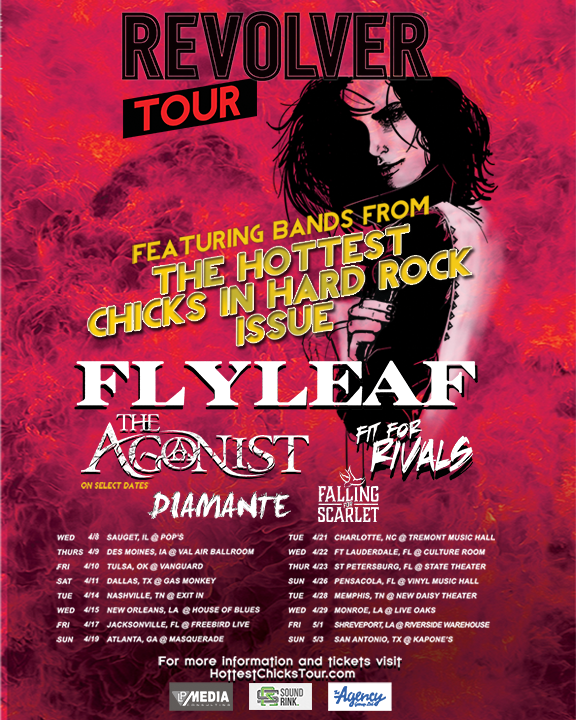 Flyleaf - Revolver Hottest Chicks In Hard Rock Tour - poster