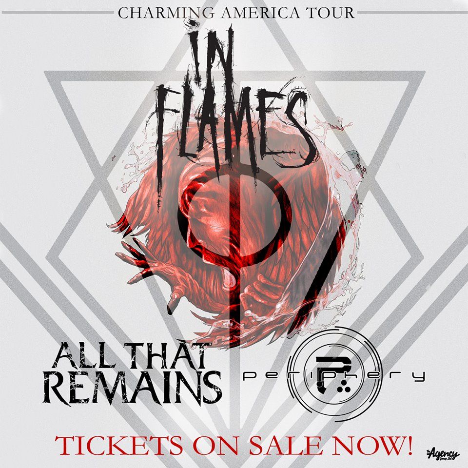 In Flames - Charming American tour - poster