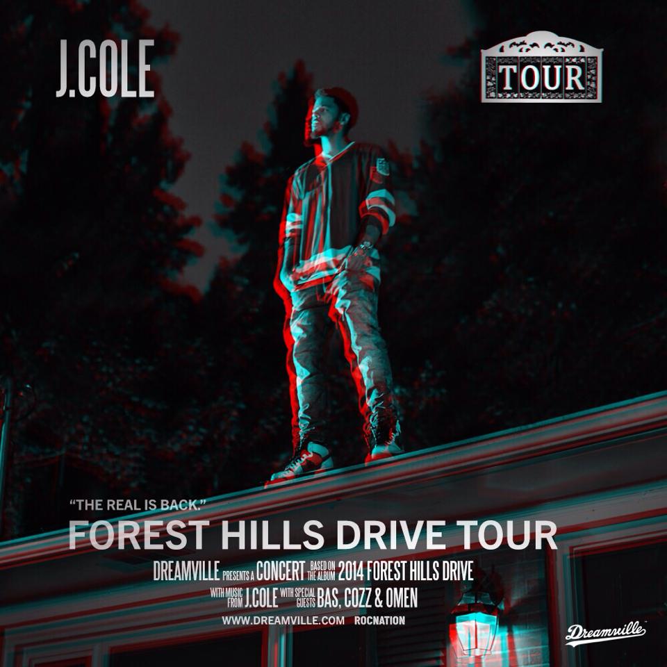 J-Cole-Forest-Hills-Drive-Tour-poster