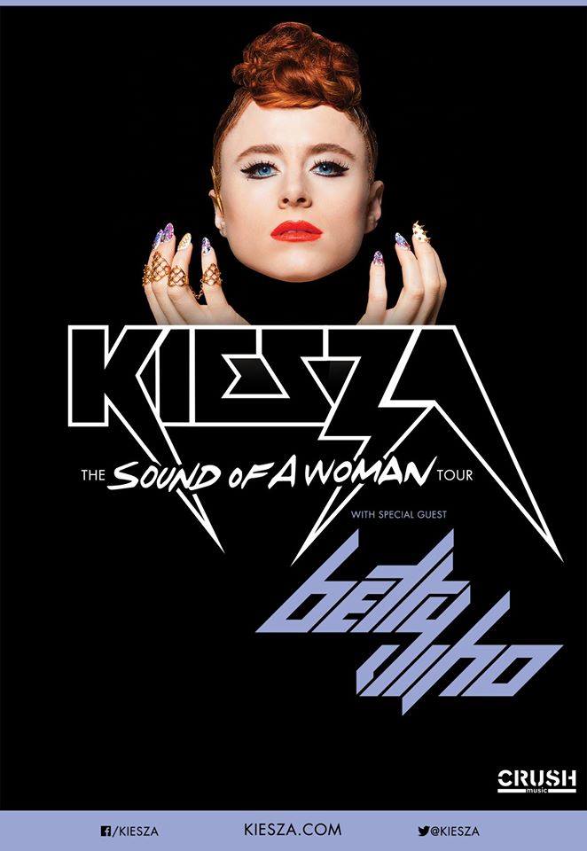 Kiesza - The Sound of a Woman Tour - poster