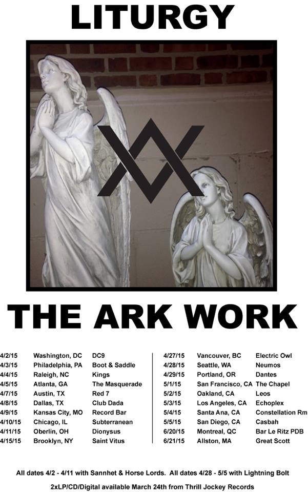 Liturgy - North American Spring Tour - poster