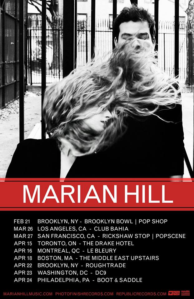 Marian Hill - North American 2015 Tour - poster