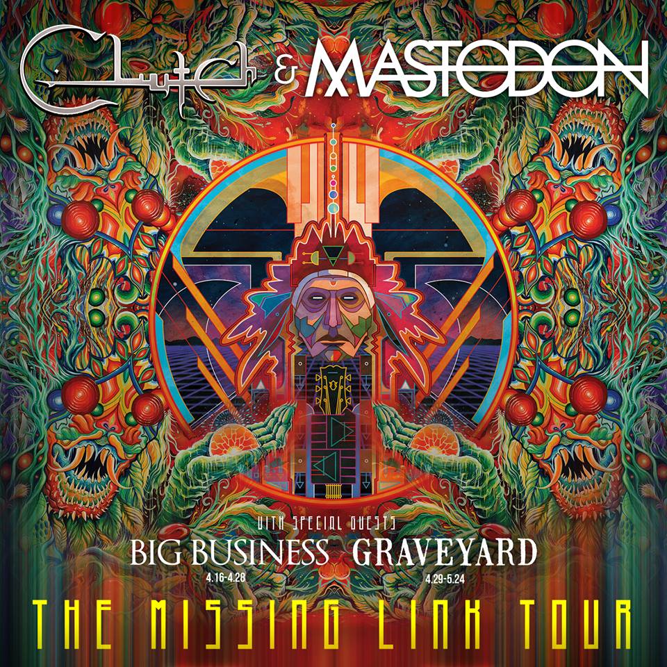 Mastodon-Clutch-Missing-Link-Tour-poster