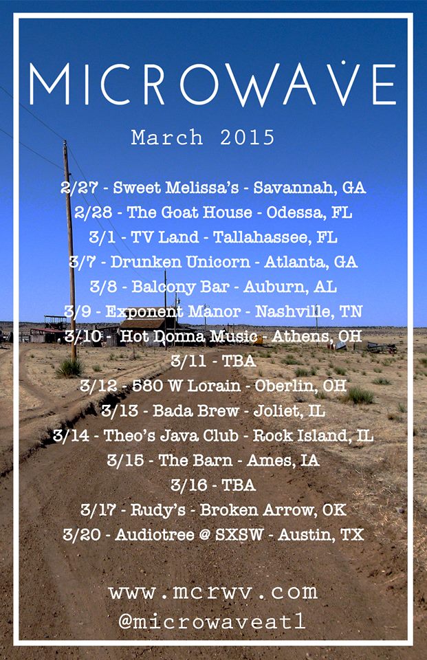 Microwave - U.S. Tour - Poster -2015