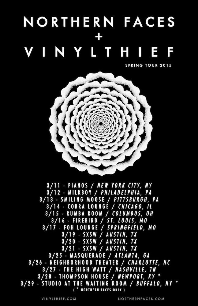 Northern Faces - Co-Headline U.S. Tour With Vinyl Thief - poster