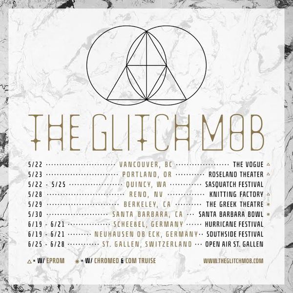 The Glitch Mob - North American & European Tour - poster