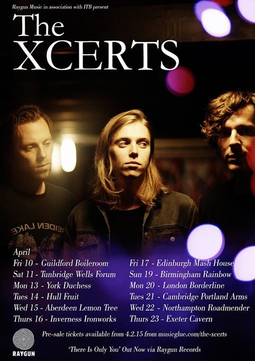 The Xcerts - Spring Tour - Poster - 2015