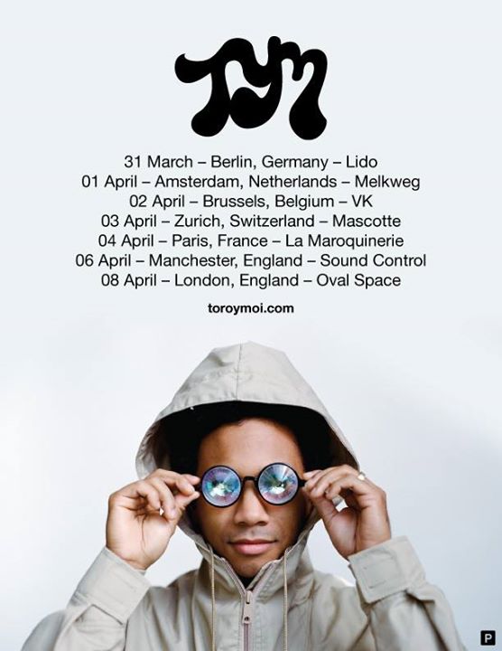 Toro y Moi - European Spring Tour - poster