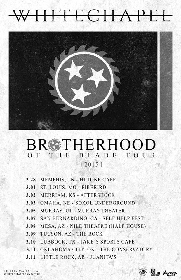 Whitechapel-Brotherhood-Of-The-Blade-Tour-poster