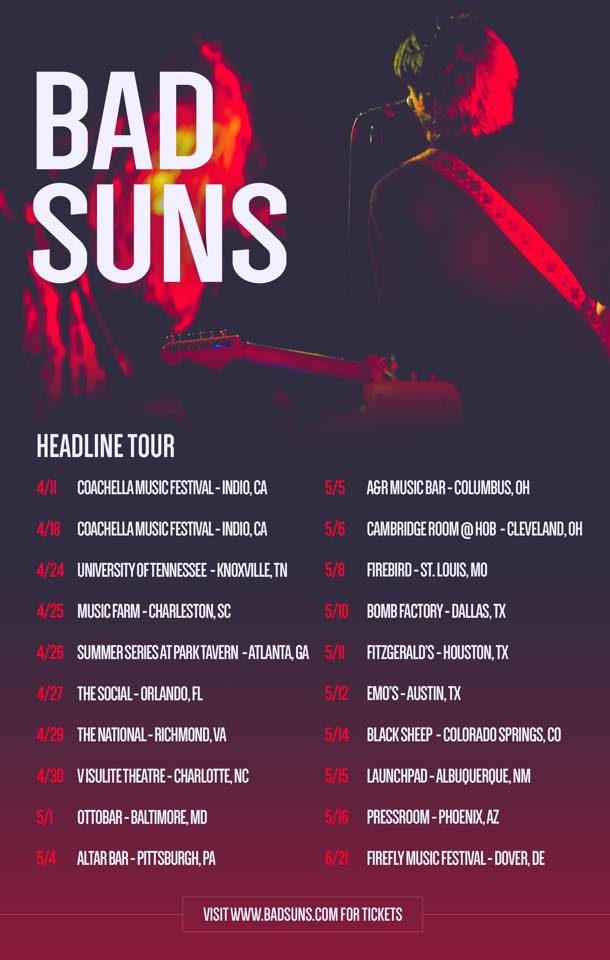 Bad-Suns-Spring-U.S.-Tour-poster