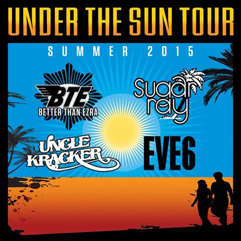 Better Than Ezra - Under The Sun Tour 2015 - poster