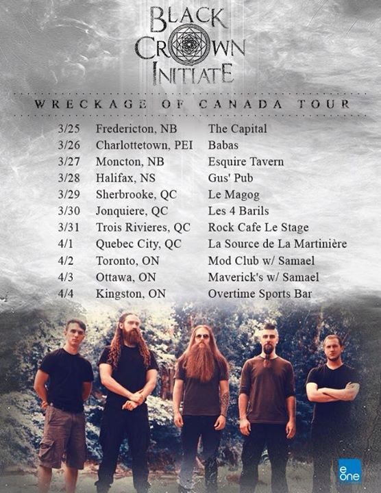 Black Crown Initiate - Canadian Tour - Poster - 2015