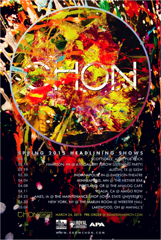 Chon - US Tour - Poster - 2015