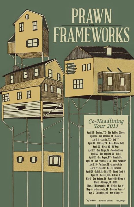 Frameworks with Prawn - U.S. Headlining Tour - Poster - 2015