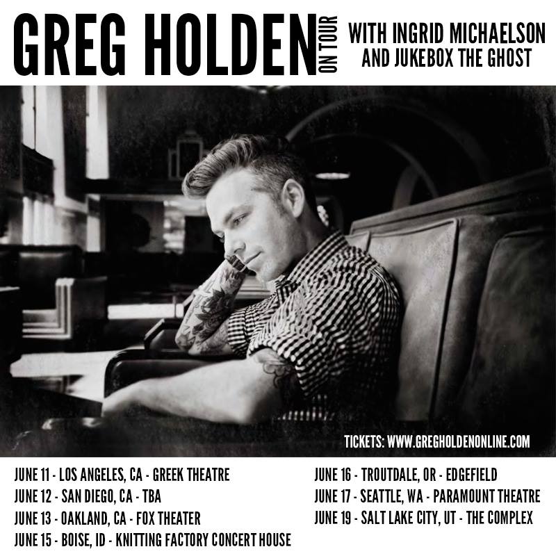 greg holden tour