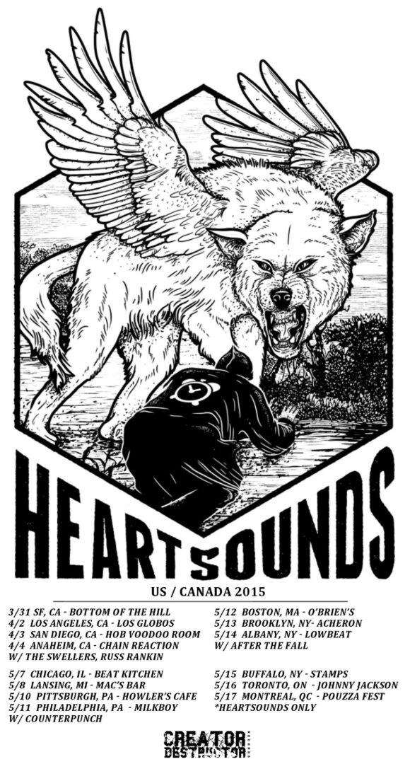 Heartsounds - North American Tour 2015 - poster