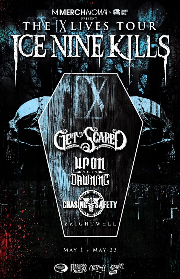Ice Nine Kills - The IX Lives Tour - poster