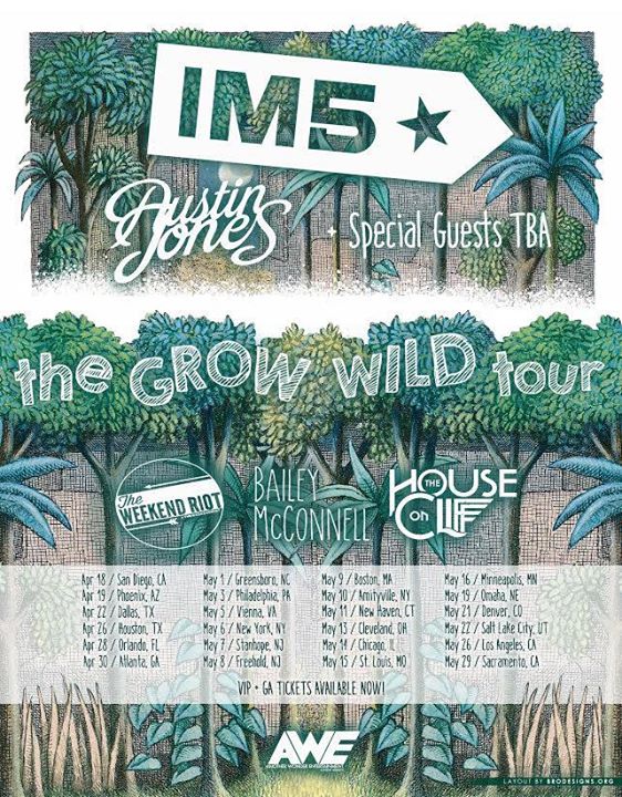 IM5 - The Grow Wild Tour - poster