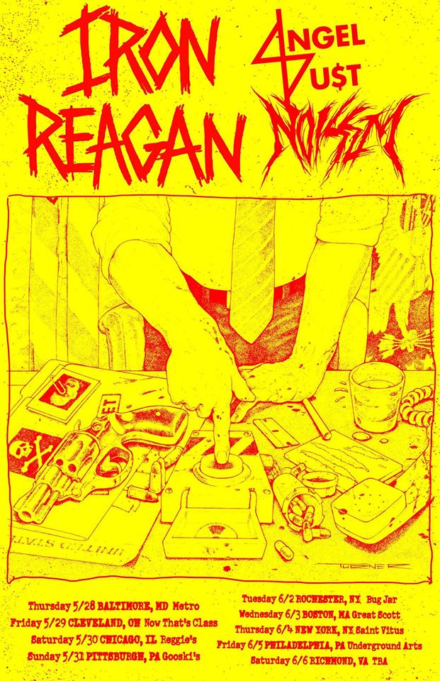 Iron Reagan - U.S. Tour - Poster - 2015