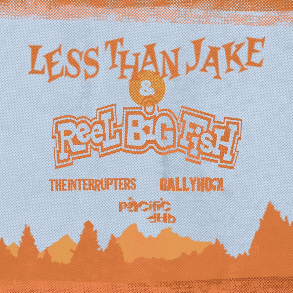 Less Than Jake and Reel Big Fish - Coheadlining North American Tour - poster