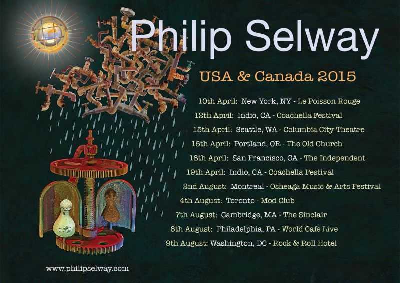 Philip Selway - U.S. Tour (2) - Poster - 2015