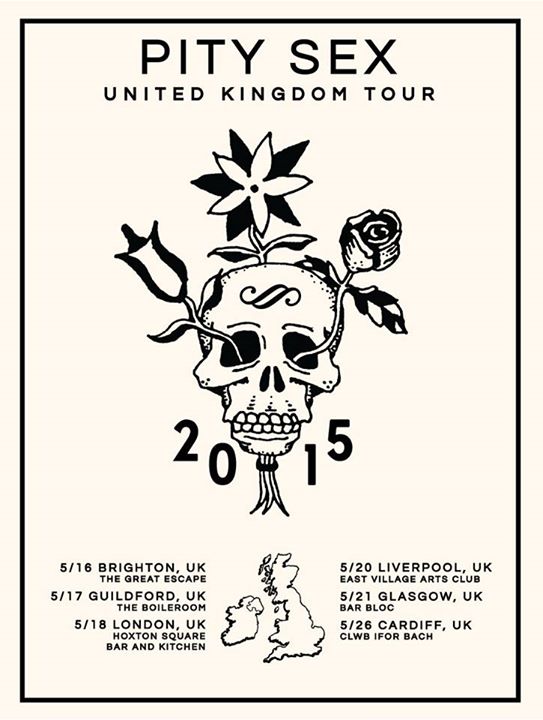 Pity Sex - UK Tour - Poster - 2015
