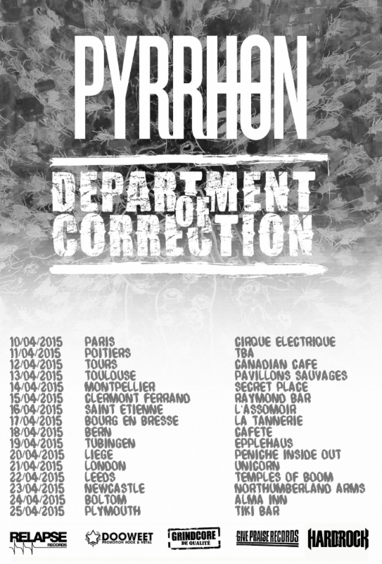 Pyrrhon - European Tour - Poster - 2015