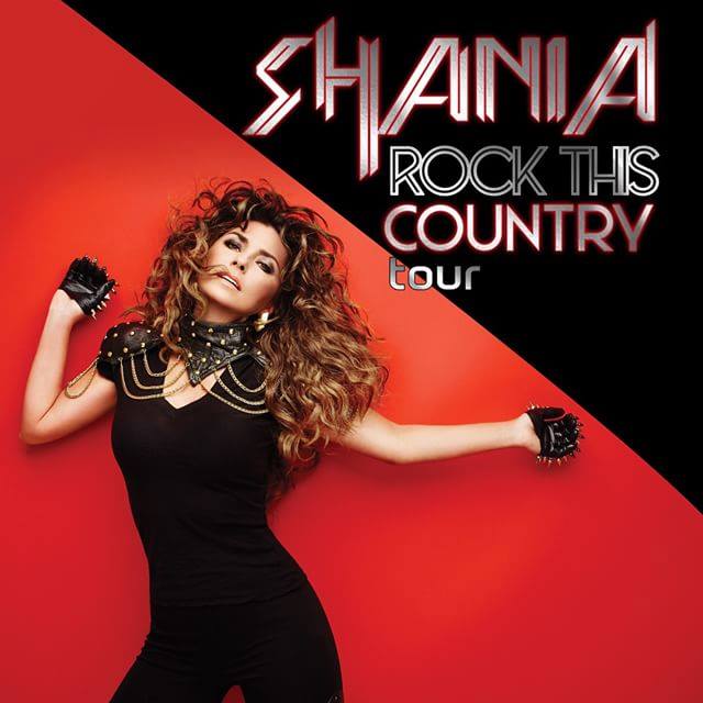 Shania Twain - Rock This Country Tour - poster