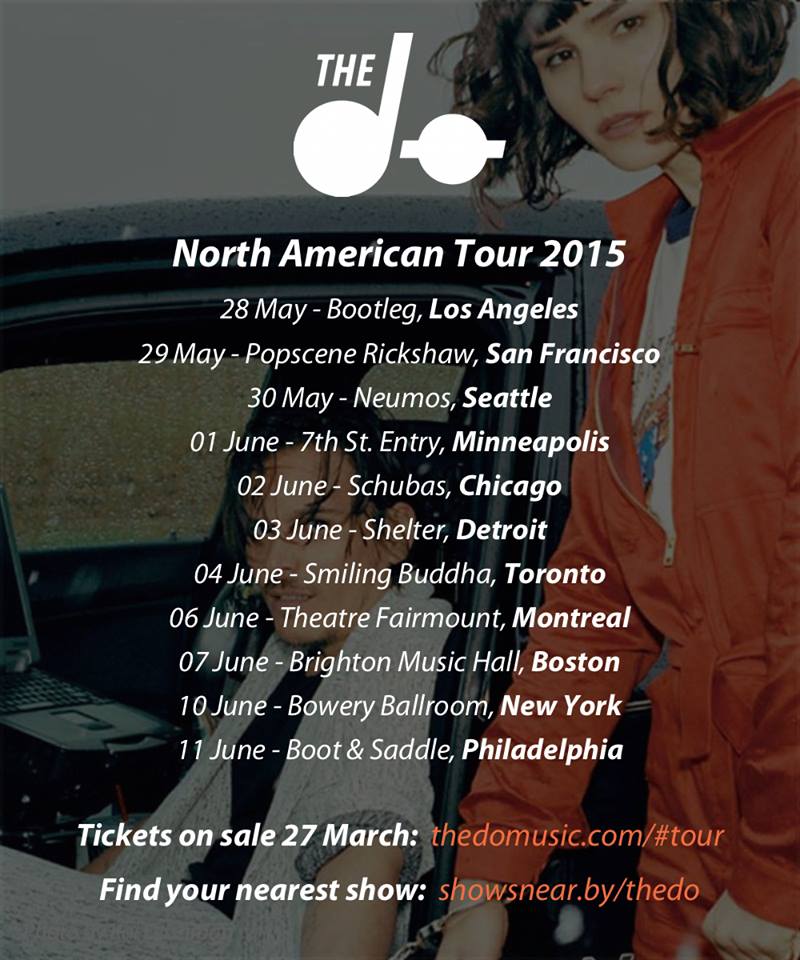 The Dø - North American Tour - Poster - 2015