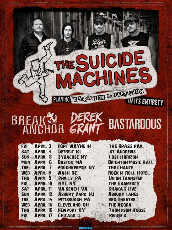 The Suicide Machines - U.S. Spring Tour - poster