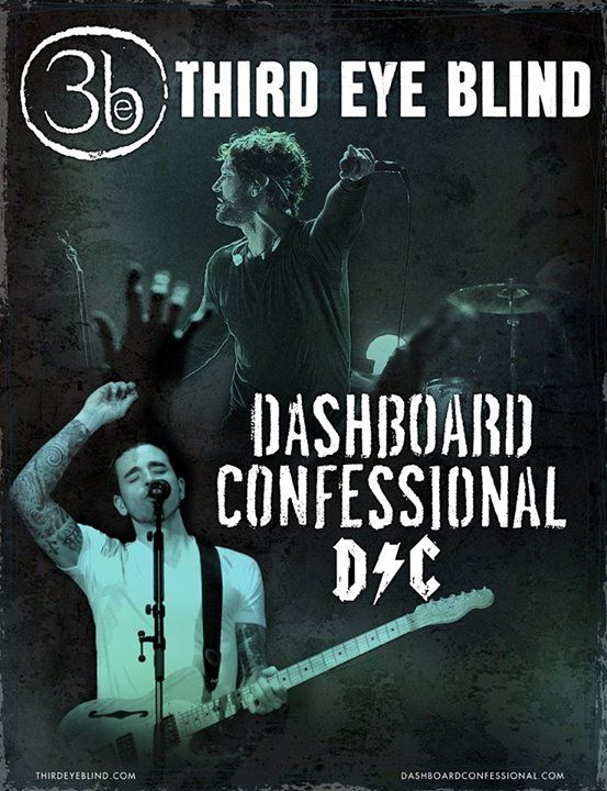 Third Eye Blind - North American Tour with Dashboard Confessional - poster