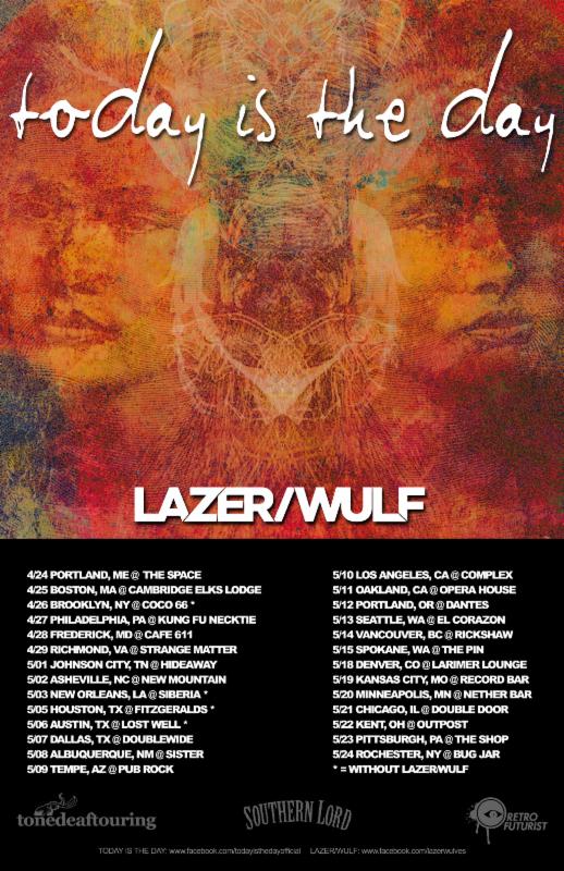 Today Is The Day - U.S. Spring Tour - Poster - 2015