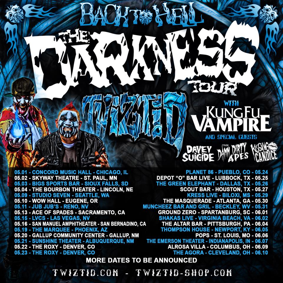 Twiztid - Back To Hell The Darkness - poster