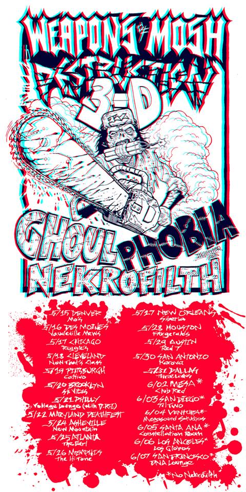 Ghoul-Weapons-Of-Mosh-Destruction-Tour-poster