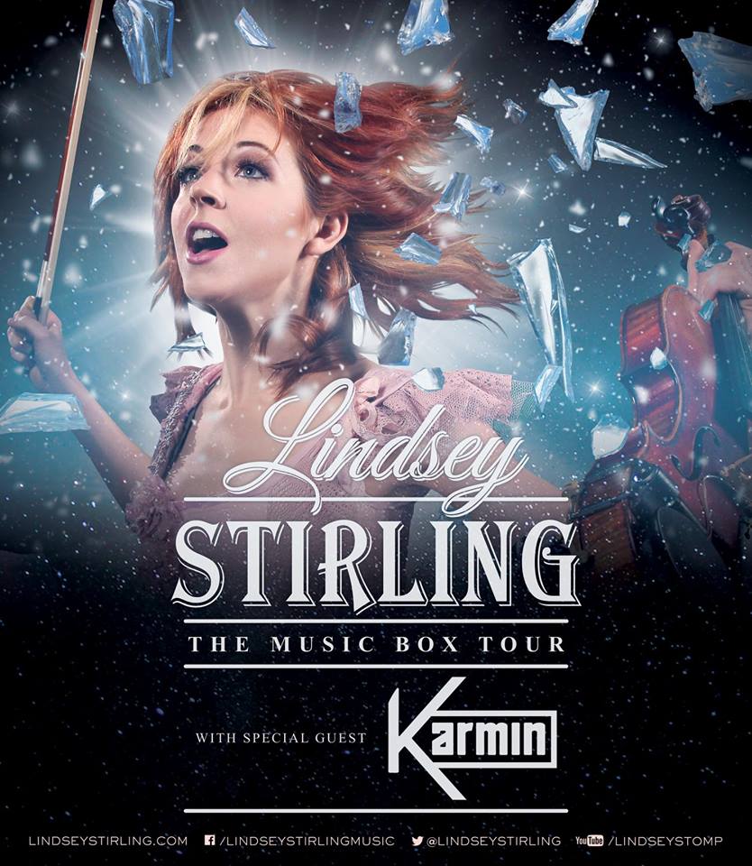 Lindsey Stirling - The Music Box Tour - Karmin - poster